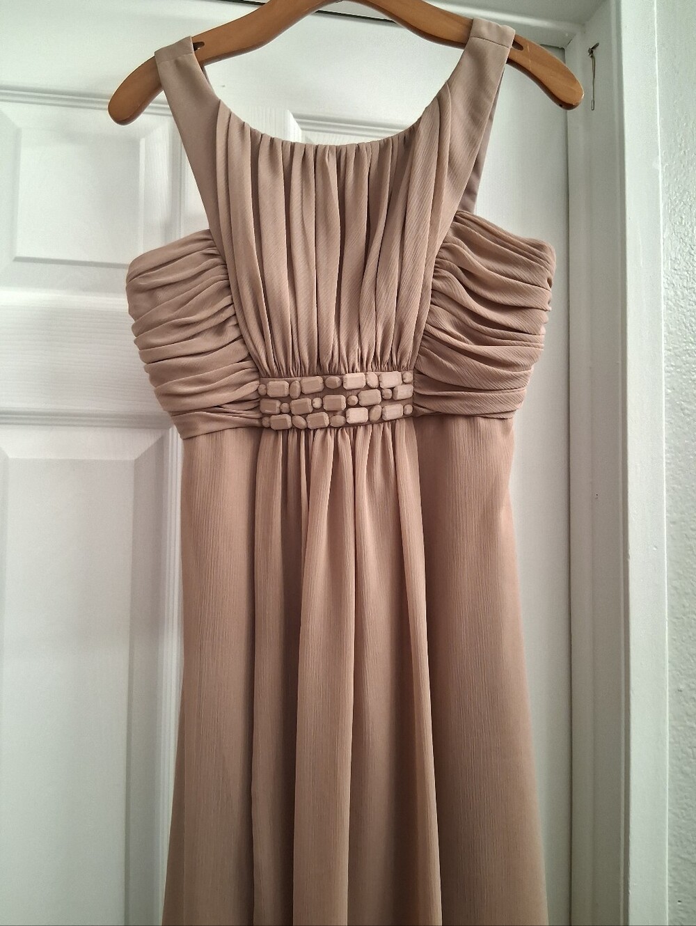 Davids Bridal Taupe Dress Midi Size 6